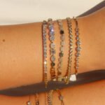 14K Gold Diamond Bezel Tennis Bracelet - Image 2