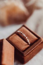 奇特圖案天然鑽石戒指，女士天然鑽石戒指