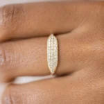 The karat Store Lab-Grown Diamond Three Row Band - Image 4