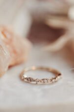 Fancy Pattern Natural Diamond Band, Natural Diamond Ring for women - Image 3