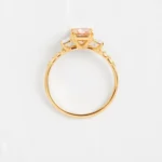 Turning Point Ring, 1.23ct. Moissanite Pink Diamond - Image 3