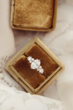 14k Solid Gold Oval Cut Moissanite Engagement Ring - Image 4