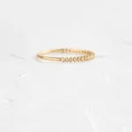 14k Solid Gold Petite Many Moons Band - Image 6
