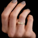 The karat Store Lab-Grown Diamond Three Row Band - Image 2