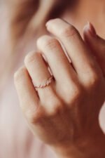 Marquise Shape Pave Diamond Curved Band, Diamond Ring for women, Diamond Ring - Image 2