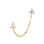 Trillium Natural Diamond Chain Earring