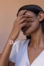 14K Solid Gold Opal Pendant Necklace - Image 3