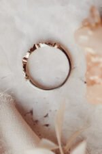 Fancy Pattern Natural Diamond Band, Natural Diamond Ring for women - Image 10