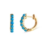 18k純金Gennie綠松石色好奇