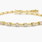 18k Prong Setting Diamond Tennis Bracelet 1.75 ctw - Image 2