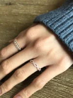 Laurel Pave Natural Diamond Ring - Image 3