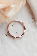 Fancy Pattern Natural Diamond Band, Natural Diamond Ring for women - Image 8