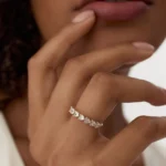 14k Heart Shape Diamond Ring - Image 3