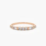 14K Gold Three Diamond Equilibrium Ring - Image 3