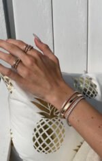 14K Gold Diamond Tennis Bracelet - Image 2