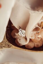 14k Solid Gold 1.5 CT Oval Cut Moissanite Cluster Ring - Image 2