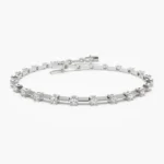 18k Prong Setting Diamond Tennis Bracelet 1.75 ctw - Image 6