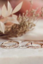 Fancy Pattern Natural Diamond Band, Natural Diamond Ring for women - Image 4