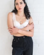 Oscar Earrings With Baguette and Pave Natural Diamonds - Image 2