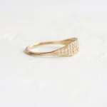 The karat Store Lab-Grown Diamond Three Row Band