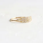 The karat Store Lab-Grown Diamond Three Row Band - Image 3