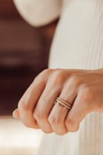 Migraine Kite Shape Natural Diamond Cluster Band - Image 2