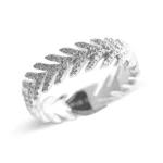 Laurel Pave Natural Diamond Ring - Image 8
