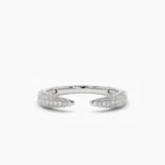 14k Natural Diamond Claw Ring - Image 5