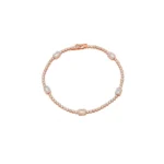 Marchesa Baguette Diamond Tennis Bracelet