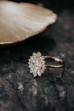 The Ray 1.11 ct Oval Moissanite Diamond Ring 14 Karat Gold - Image 6