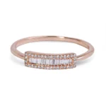 Abby Baguette Natural Diamond Ring