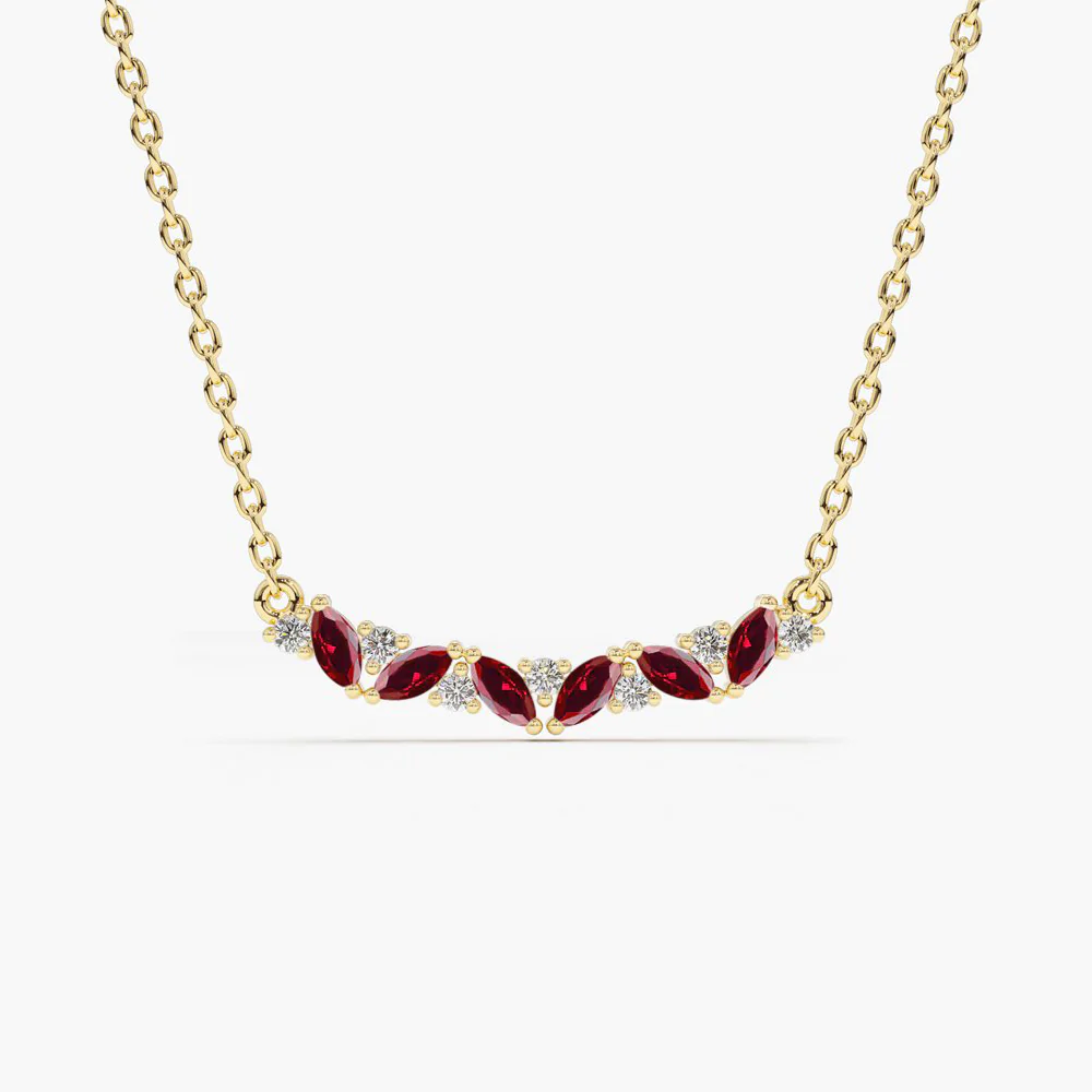 400548_ee76f3fea24a4c98ab2009eeb98bc4c0mv2.webp 14K Solid Gold Slanted Ruby and Diamond Necklace for women - Image 1