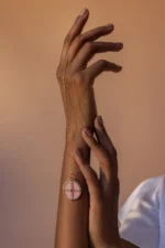 14K Solid Gold Opal Pendant Necklace - Image 4