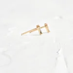 Baguette Natural Diamond Array Studs - Image 4