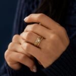 Petals Fall Ring 18karat Gold Ring For Women - Image 2