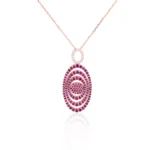 14K Solid Gold Festival Classy Ruby Pendant