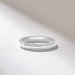 Solo Natural Diamond Slim | 14k Solid Gold Stacking Ring for Women | 2.80MM Classic Ring - Image 5