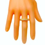 Lab Grown Solitaire Yellow and White Diamond Eternity Band Ring, Eternity Ring for women - Image 4