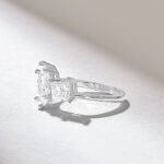 Toi Et Moi Moissanite Diamond Ring | Marquise & Princess Cut Engagement Anniversary Ring - Image 5