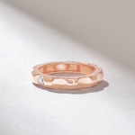 Solo Natural Diamond Ring | 3.50MM Minimalist Bezel Band | Simple Stacking Ring Women - Image 6