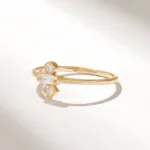 Ring | 18K Solid Gold Mixed Cut Natural Diamond Ring For Women - Image 4