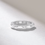 Solo Natural Diamond Ring | 3.50MM Minimalist Bezel Band | Simple Stacking Ring Women - Image 5