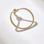 Natural Diamond Tiara Chevron Ring |14k Solid Gold Stackable Wedding Ring |V Shaped Ring - Image 7