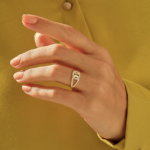 Dazzling Pave Natural Diamond Knot Ring in 14k Gold: A Symbol of Everlasting Love - Image 3