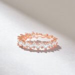 Princess Moissanite Diamond Eternity | 14k Solid Gold Delicate Marriage Ring | 1.25CT Ring - Image 5